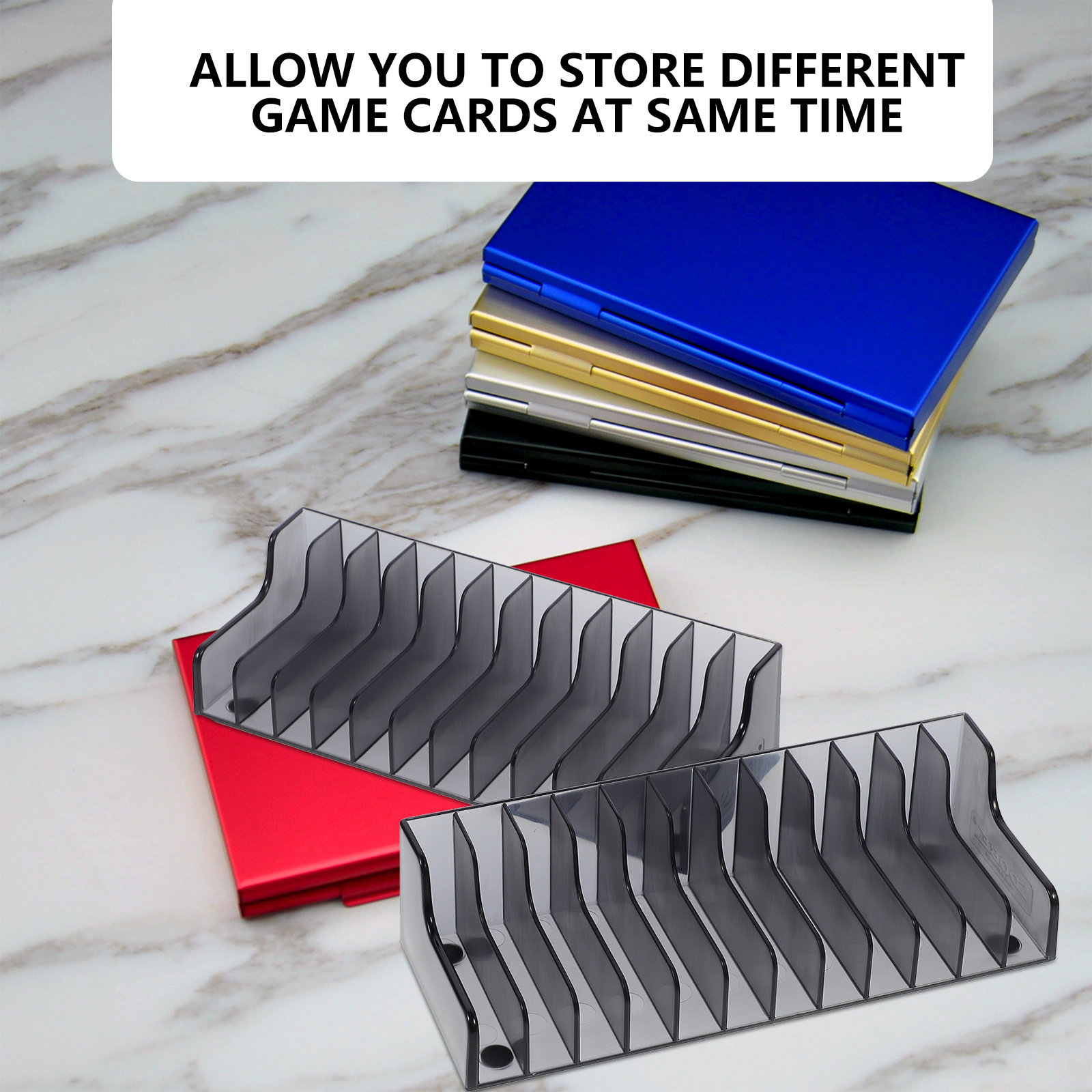 2pcs Game Card Box Storage Rac - đánh giá và giá Gaming Accessories Organizer