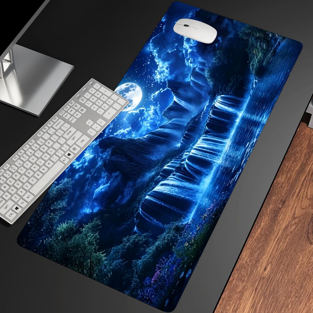Moonlit Waterfall Landscape Pc - đánh giá và giá Gaming Accessories Organizer