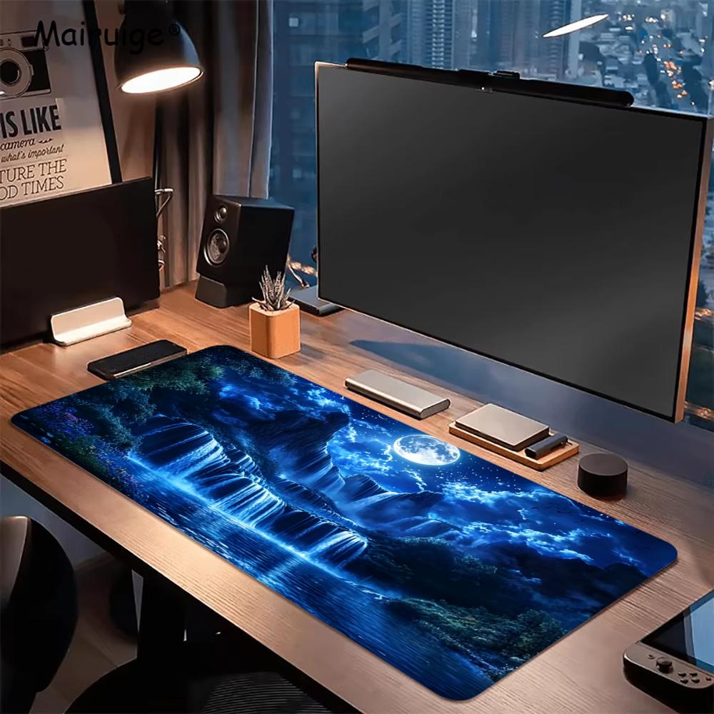 Moonlit Waterfall Landscape Pc - đánh giá và giá Gaming Accessories Organizer