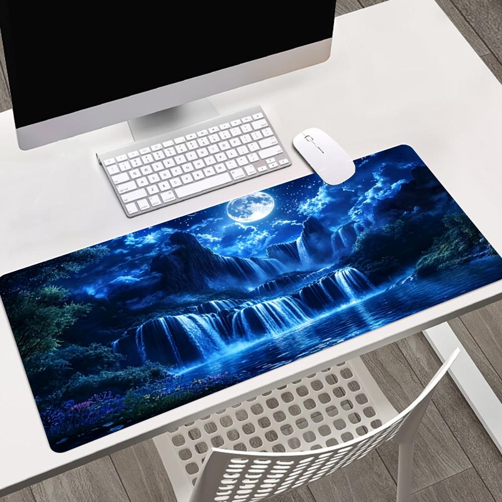 Moonlit Waterfall Landscape Pc - đánh giá và giá Gaming Accessories Organizer
