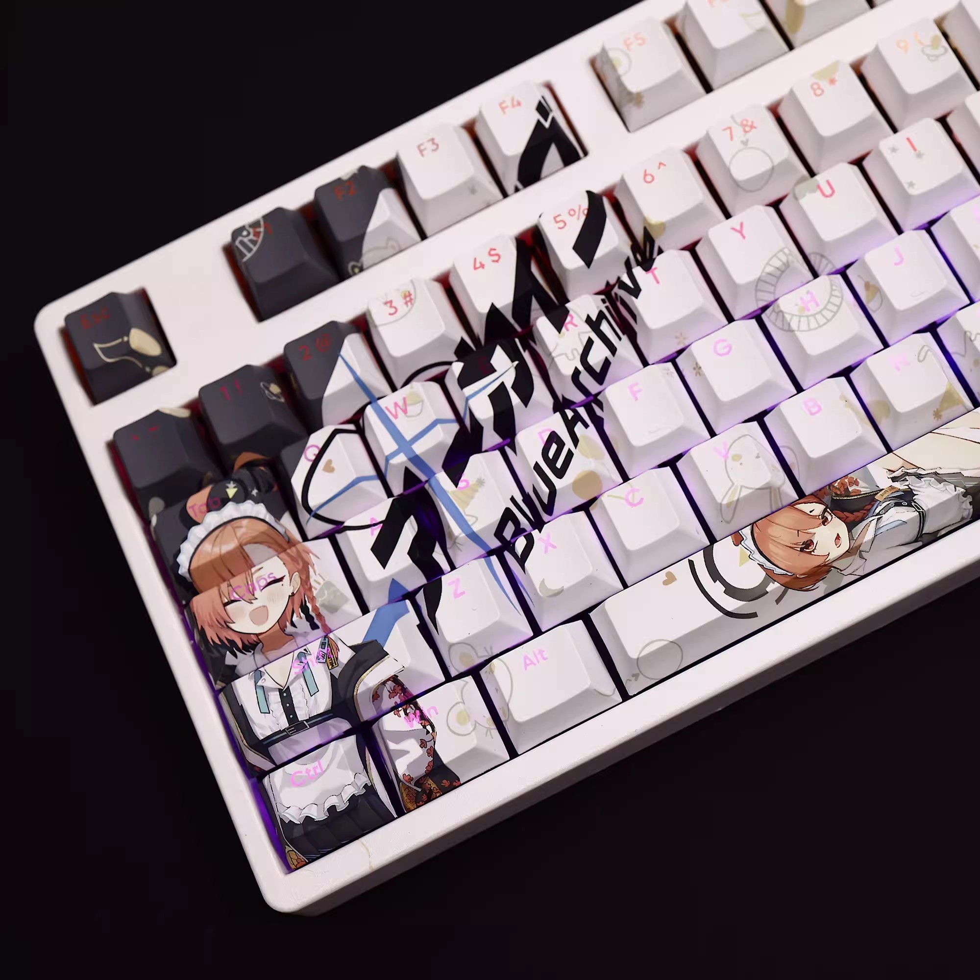 108 Keys/set Blue Archive Mika - đánh giá và giá Gaming Set Accessories