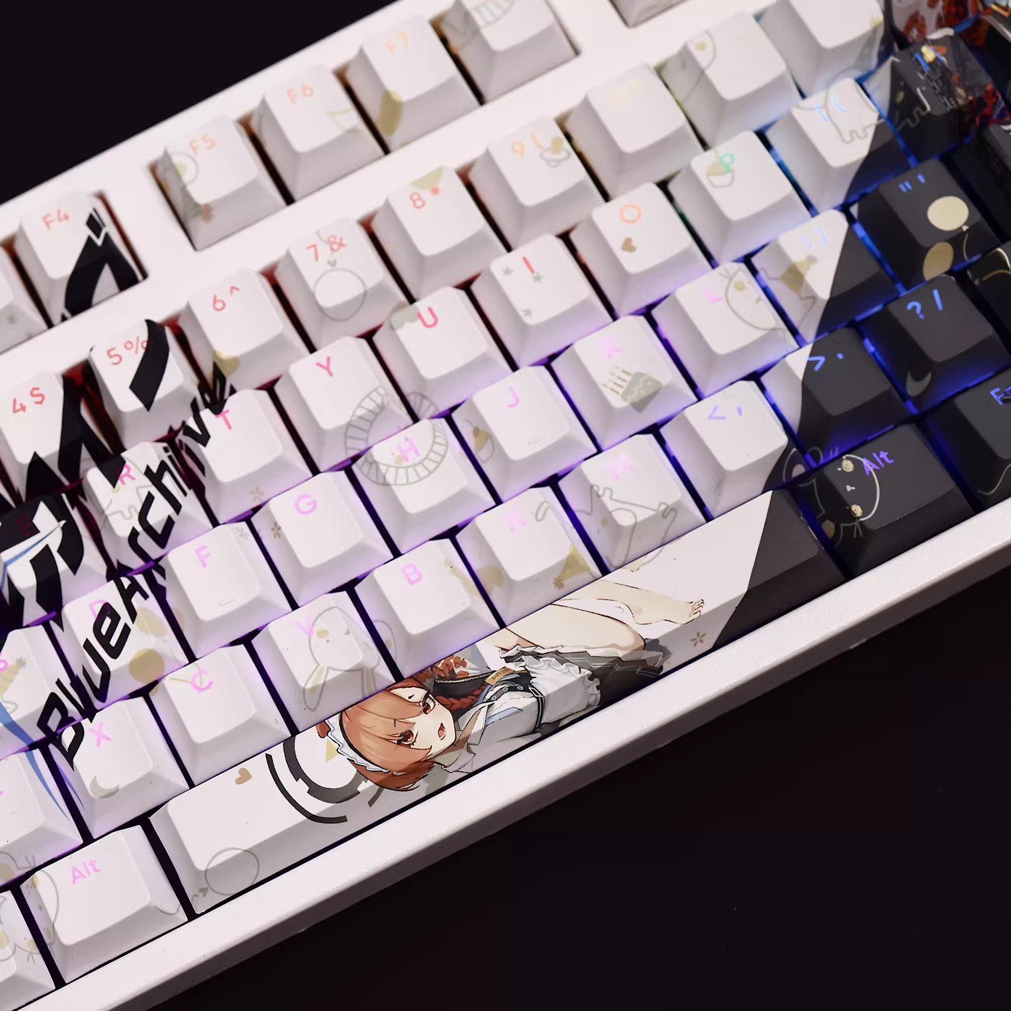 108 Keys/set Blue Archive Mika - đánh giá và giá Gaming Set Accessories
