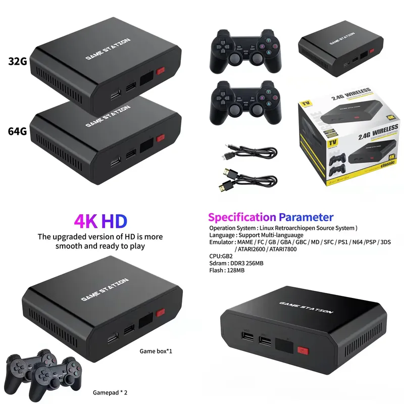 M8plus HD Video Game Console B - đánh giá và giá Gaming Set Accessories