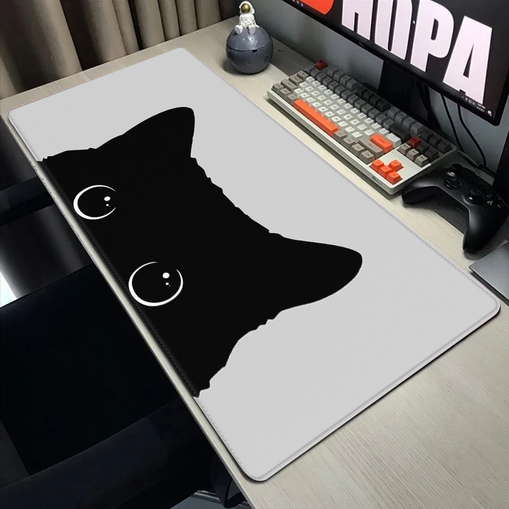 Funny black cat Mouse Pads Cut - đánh giá và giá Gaming Accessories Companies