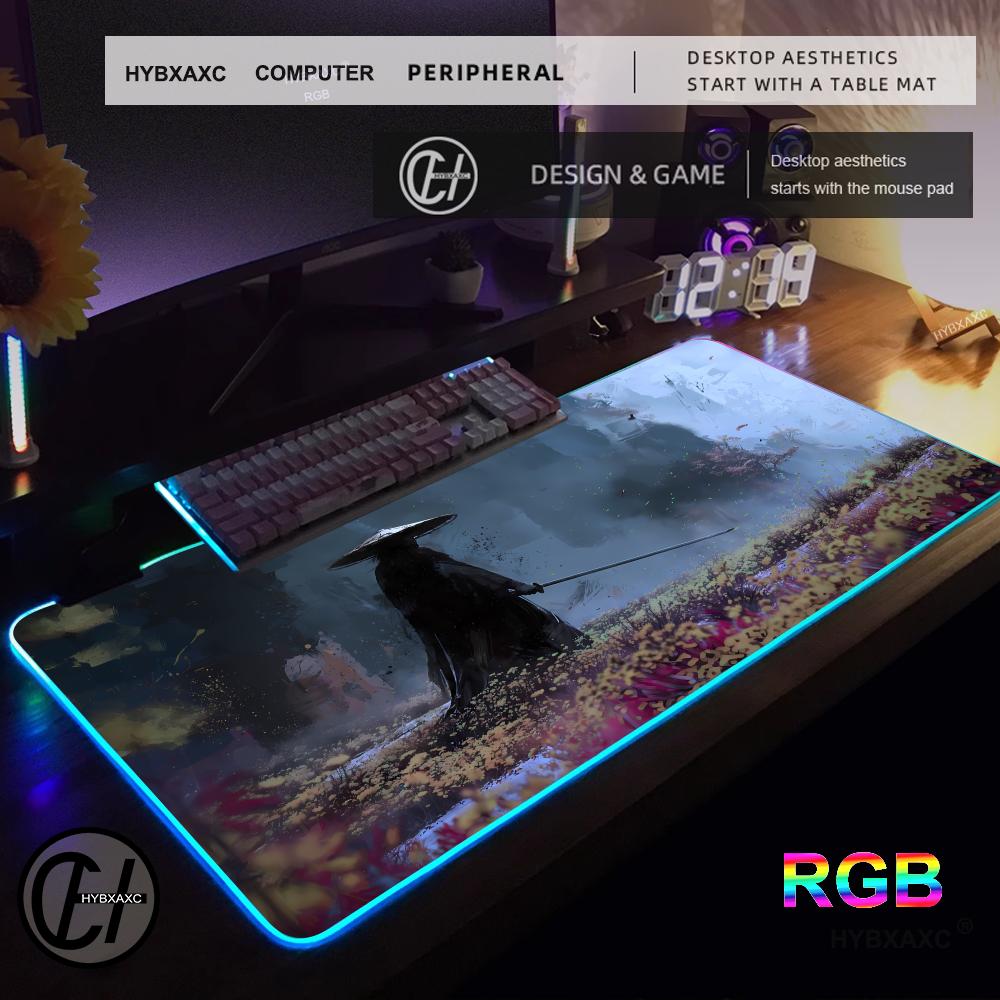RGB Samurai Warrior Mouse Pad  - đánh giá và giá Gaming Accessories Companies