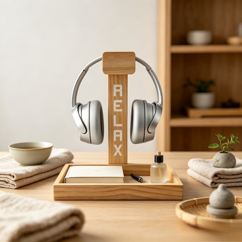 Wooden Gaming Headset Stand, D - đánh giá và giá Gaming Accessories Organizer