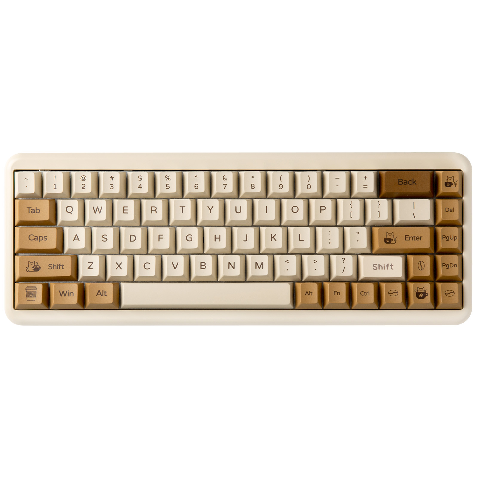 YUNZII Coffee Cat PBT Keycaps, - đánh giá và giá Gaming Set Accessories
